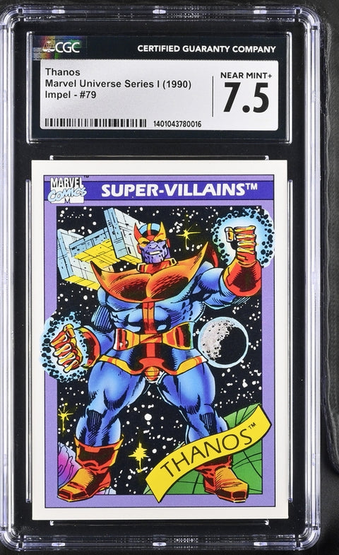 Marvel Universe Series I - Thanos #79 (CGC 7.5) (1990) Impel   Impel  Buy & Sell Comics Online Comic Shop Toronto Canada