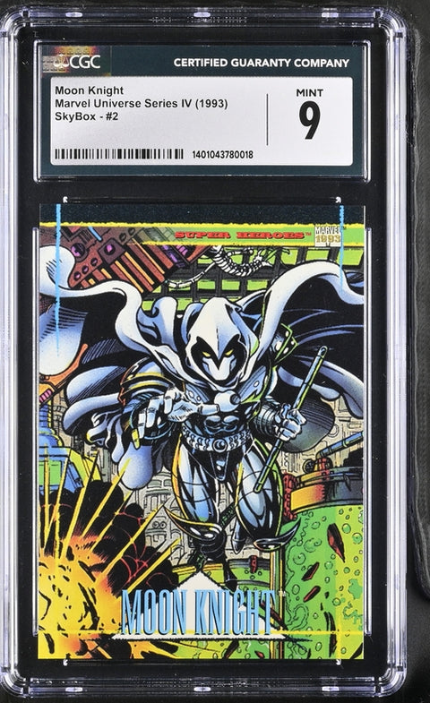 Marvel Universe Series IV - Moon Knight #2 (CGC 9.0) (1993) SkyBox   SkyBox  Buy & Sell Comics Online Comic Shop Toronto Canada