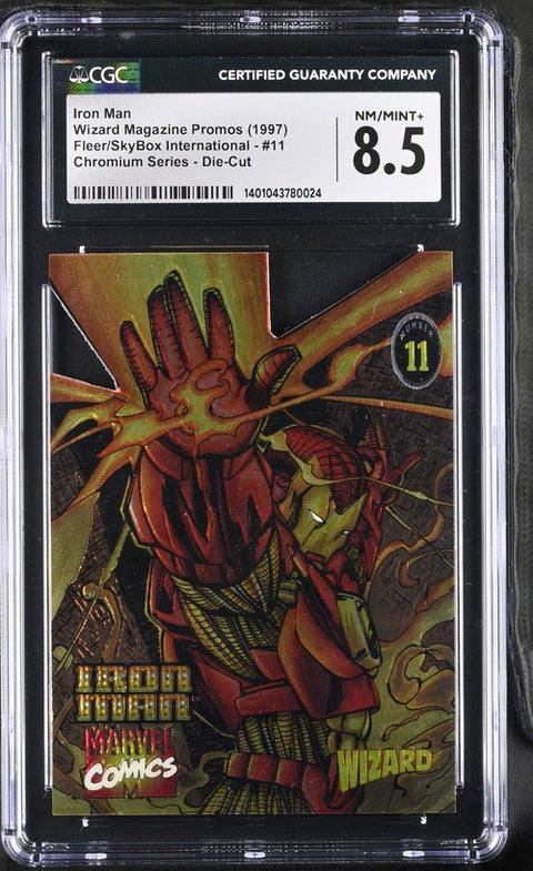 Wizard Magazine Promos - Iron Man #11 (CGC 8.5) (1997) Fleer/SkyBox International Chromium   Fleer/SkyBox International Chromium  Buy & Sell Comics Online Comic Shop Toronto Canada