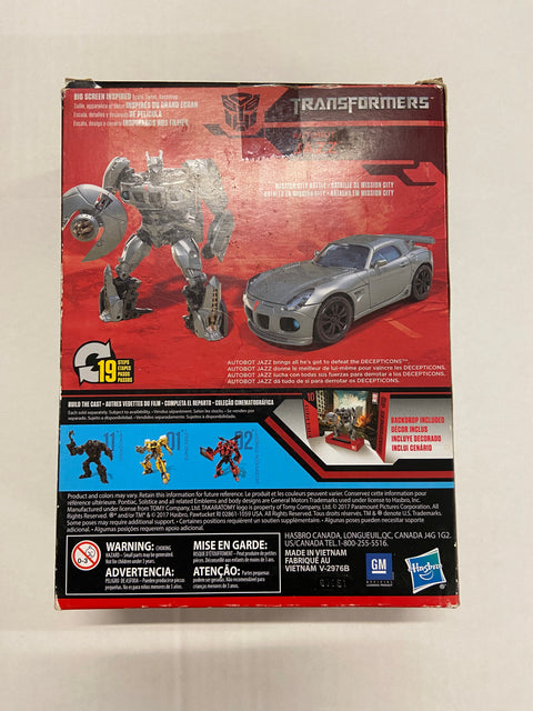 Transformers Generations: Studio Series - Jazz (2007)