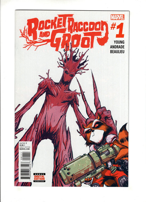 Rocket Raccoon and Groot, Vol. 1 #1 (Cvr A) (2016) Skottie Young Regular Cover  A Skottie Young Regular Cover  Buy & Sell Comics Online Comic Shop Toronto Canada