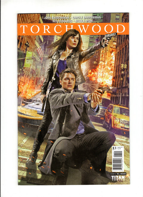 Torchwood, Vol. 3 #1 (Cvr B) (2017) Will Brooks Cover  B Will Brooks Cover  Buy & Sell Comics Online Comic Shop Toronto Canada