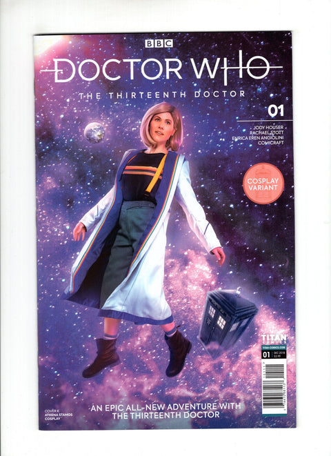 Doctor Who: The Thirteenth Doctor #1 (Cvr K) (2018) Athena Stamos cosplay Variant  K Athena Stamos cosplay Variant  Buy & Sell Comics Online Comic Shop Toronto Canada