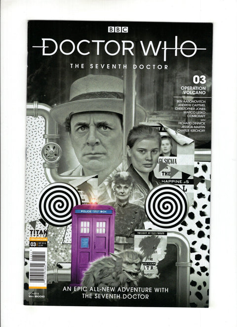 Doctor Who: The Seventh Doctor: Operation Volcano #3 (Cvr B) (2018) Will Brooks Variant  B Will Brooks Variant  Buy & Sell Comics Online Comic Shop Toronto Canada