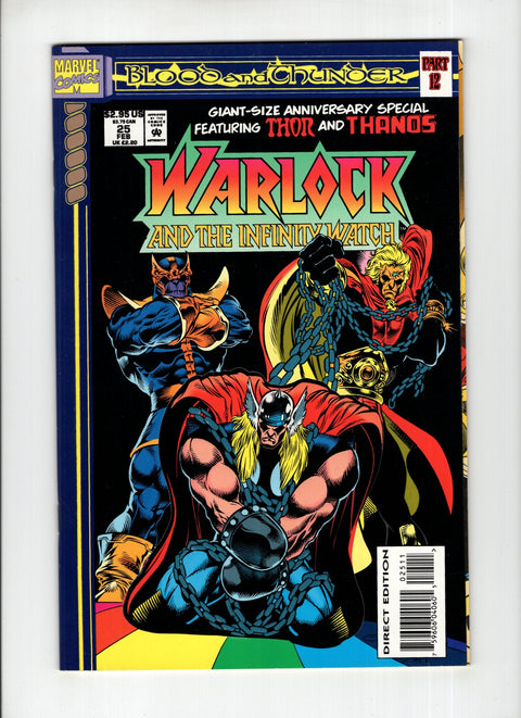 Warlock and the Infinity Watch #25 (1993) Die-Cut Cover Edition   Die-Cut Cover Edition  Buy & Sell Comics Online Comic Shop Toronto Canada