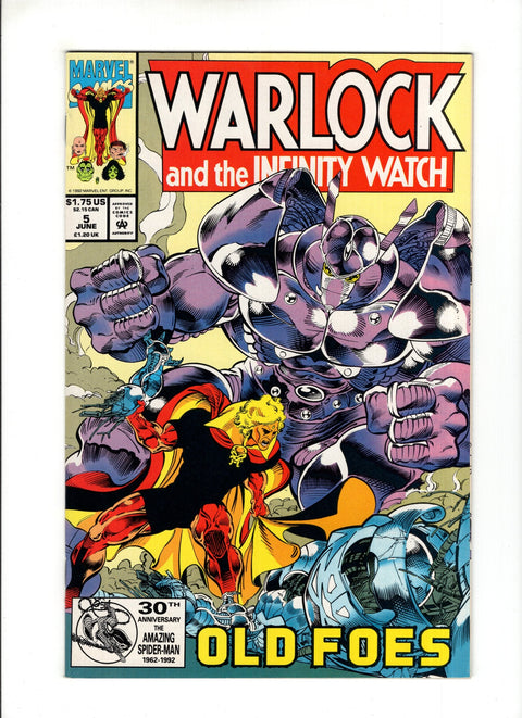 Warlock and the Infinity Watch #5 (1992)      Buy & Sell Comics Online Comic Shop Toronto Canada