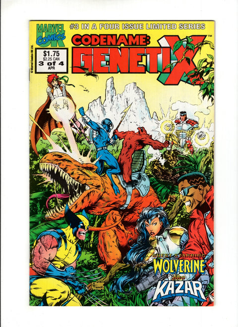Codename: Genetix #3 (1993)      Buy & Sell Comics Online Comic Shop Toronto Canada