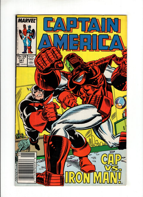 Captain America, Vol. 1 #341 (1988)  Newsstand    Buy & Sell Comics Online Comic Shop Toronto Canada