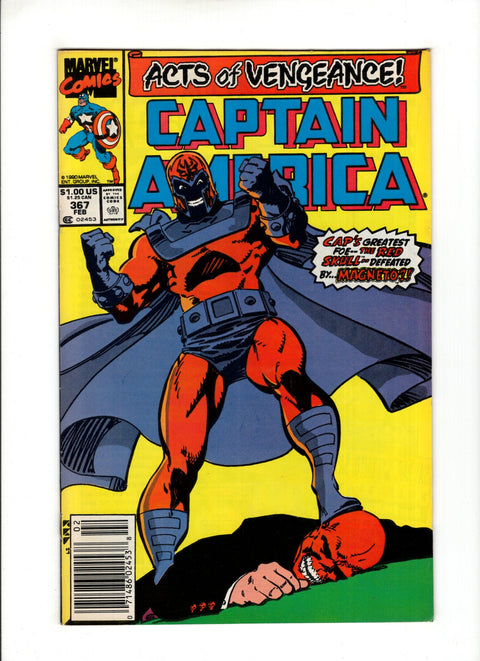 Captain America, Vol. 1 #367 (1989)  Newsstand    Buy & Sell Comics Online Comic Shop Toronto Canada
