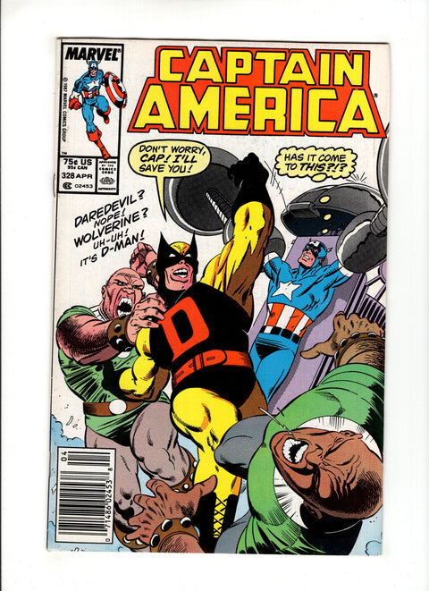 Captain America, Vol. 1 #328 (1987)  Newsstand    Buy & Sell Comics Online Comic Shop Toronto Canada