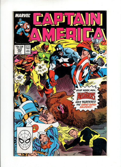 Captain America, Vol. 1 #352 (1988)      Buy & Sell Comics Online Comic Shop Toronto Canada