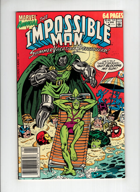 The Impossible Man Summer Vacation Spectacular #1 (1990)  Newsstand    Buy & Sell Comics Online Comic Shop Toronto Canada