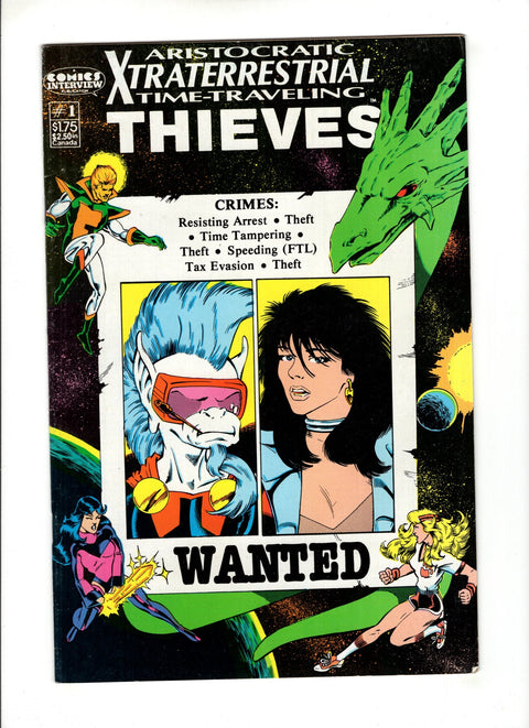 Aristocratic X-traterrestrial Time-Traveling Thieves #1 (1987)      Buy & Sell Comics Online Comic Shop Toronto Canada