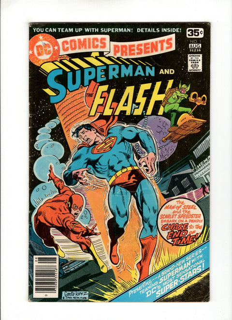 DC Comics Presents, Vol. 1 #1 (1978) 4th Race Superman vs Flash Newsstand  4th Race Superman vs Flash  Buy & Sell Comics Online Comic Shop Toronto Canada