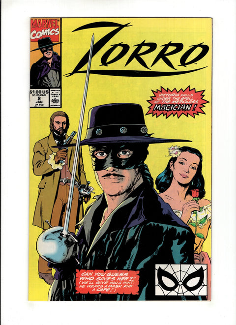 Zorro (Marvel) #2 (1991)      Buy & Sell Comics Online Comic Shop Toronto Canada