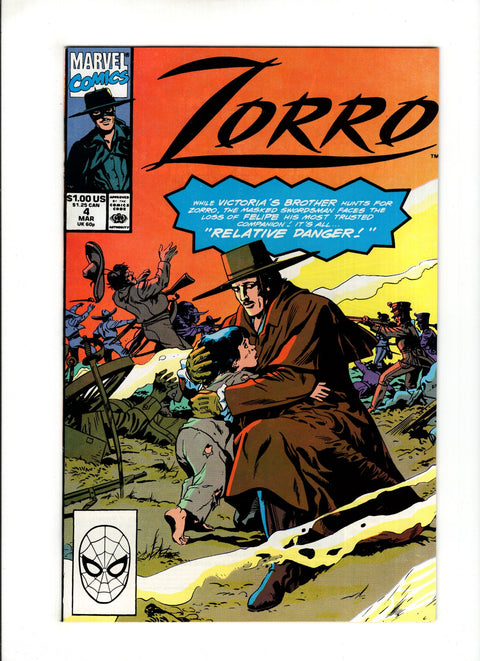 Zorro (Marvel) #4 (1991)      Buy & Sell Comics Online Comic Shop Toronto Canada
