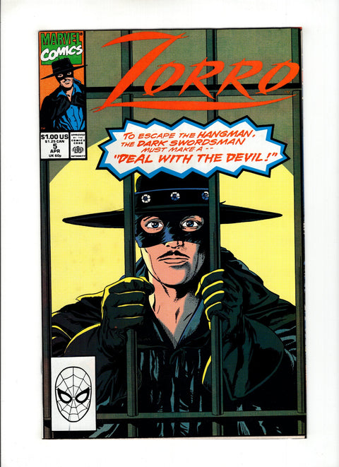 Zorro (Marvel) #5 (1991)      Buy & Sell Comics Online Comic Shop Toronto Canada