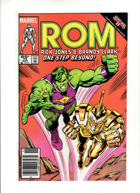 ROM, Vol. 1 (Marvel) #72 (1985)  Newsstand    Buy & Sell Comics Online Comic Shop Toronto Canada