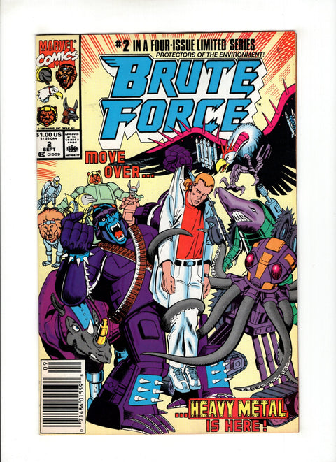 Brute Force #2 (1990)  Newsstand    Buy & Sell Comics Online Comic Shop Toronto Canada