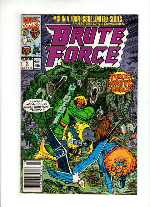 Brute Force #3 (1990)  Newsstand    Buy & Sell Comics Online Comic Shop Toronto Canada