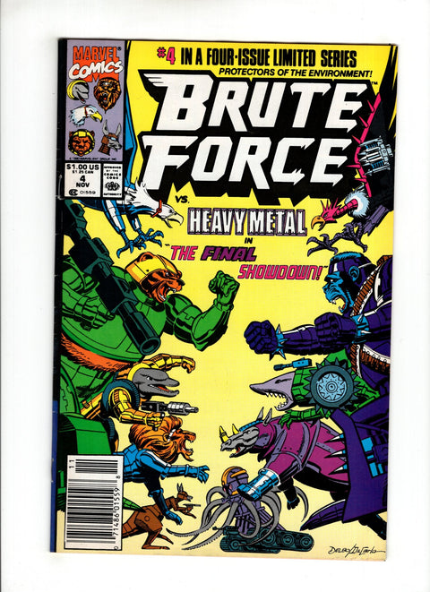 Brute Force #4 (1990)  Newsstand    Buy & Sell Comics Online Comic Shop Toronto Canada