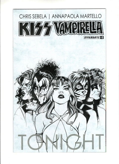 Kiss / Vampirella #2 (Cvr E) (2017) Incentive Carli Ihde Black & White Cover   E Incentive Carli Ihde Black & White Cover   Buy & Sell Comics Online Comic Shop Toronto Canada