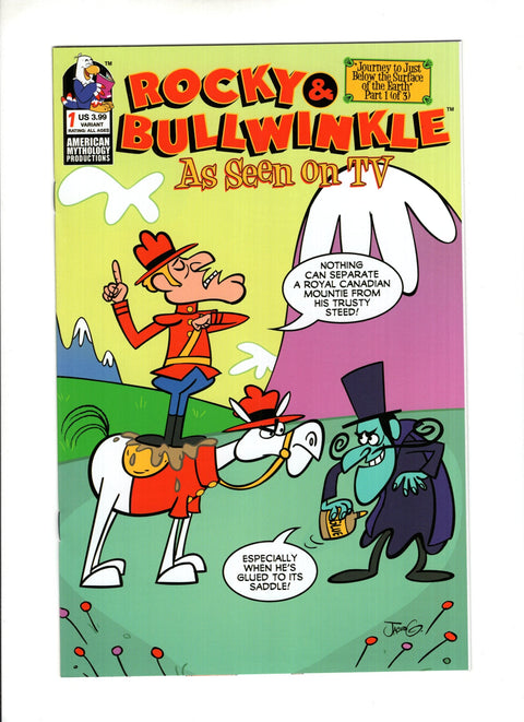 Rocky & Bullwinkle As Seen On TV #1 (Cvr B) (2019) Dudley Doright Cover  B Dudley Doright Cover  Buy & Sell Comics Online Comic Shop Toronto Canada