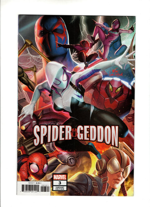 Spider-Geddon #3 (Cvr B) (2018) Variant In-Hyuk Lee Connecting Cover  B Variant In-Hyuk Lee Connecting Cover  Buy & Sell Comics Online Comic Shop Toronto Canada
