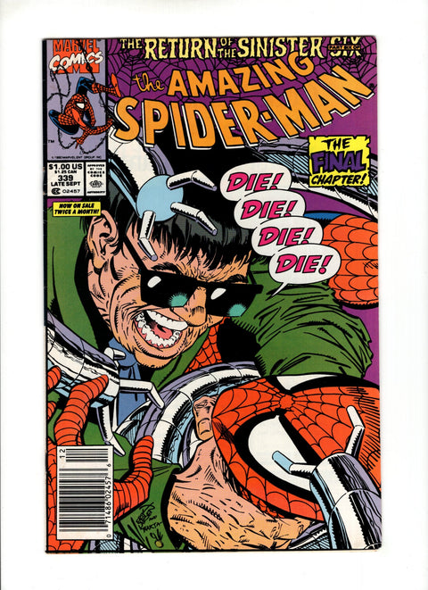 The Amazing Spider-Man, Vol. 1 #339 (1990)      Buy & Sell Comics Online Comic Shop Toronto Canada