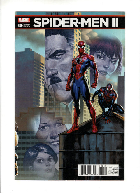 Spider-Men II #3 (Cvr B) (2017) Variant Jesus Saiz Connecting C Cover  B Variant Jesus Saiz Connecting C Cover  Buy & Sell Comics Online Comic Shop Toronto Canada