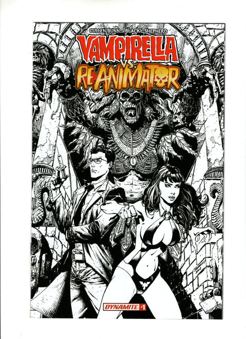Vampirella vs. Reanimator #1 (Cvr F) (2018) 20 Copy Desjardins B&w Incentive  F 20 Copy Desjardins B&w Incentive  Buy & Sell Comics Online Comic Shop Toronto Canada
