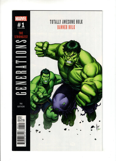 Generations: Banner Hulk & Totally Awesome Hulk #1 (Cvr B) (2017) Variant Dale Keown Cover  B Variant Dale Keown Cover  Buy & Sell Comics Online Comic Shop Toronto Canada