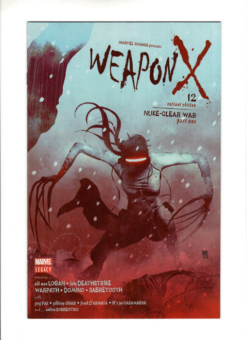 Weapon X, Vol. 3 #12 (Cvr D) (2017) Incentive Andrea Sorrentino Variant Cover  D Incentive Andrea Sorrentino Variant Cover  Buy & Sell Comics Online Comic Shop Toronto Canada