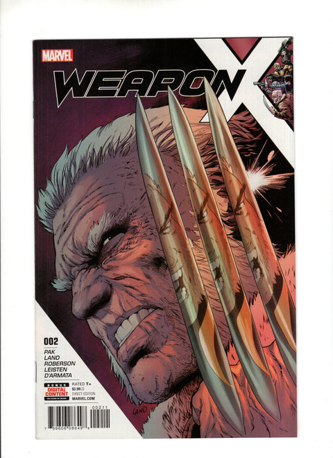 Weapon X, Vol. 3 #2 (Cvr A) (2017) Regular Greg Land Cover  A Regular Greg Land Cover  Buy & Sell Comics Online Comic Shop Toronto Canada