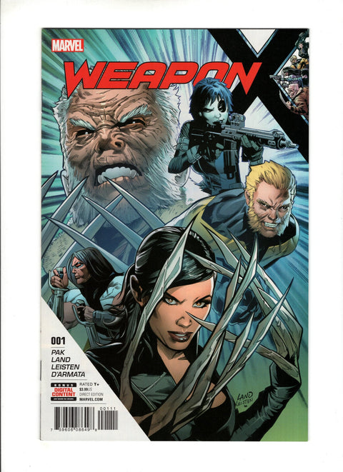 Weapon X, Vol. 3 #1 (Cvr A) (2017) Greg Land Regular Cover  A Greg Land Regular Cover  Buy & Sell Comics Online Comic Shop Toronto Canada