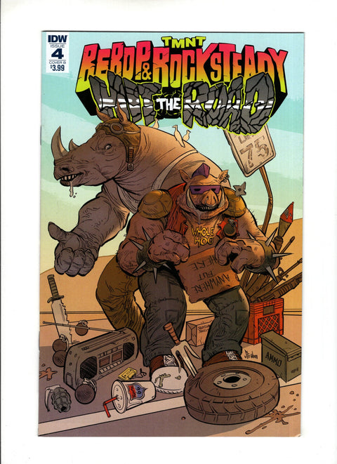 Teenage Mutant Ninja Turtles: Bebop & Rocksteady Hit The Road #4 (Cvr B) (2018) Variant Kyle Strahm Cover  B Variant Kyle Strahm Cover  Buy & Sell Comics Online Comic Shop Toronto Canada