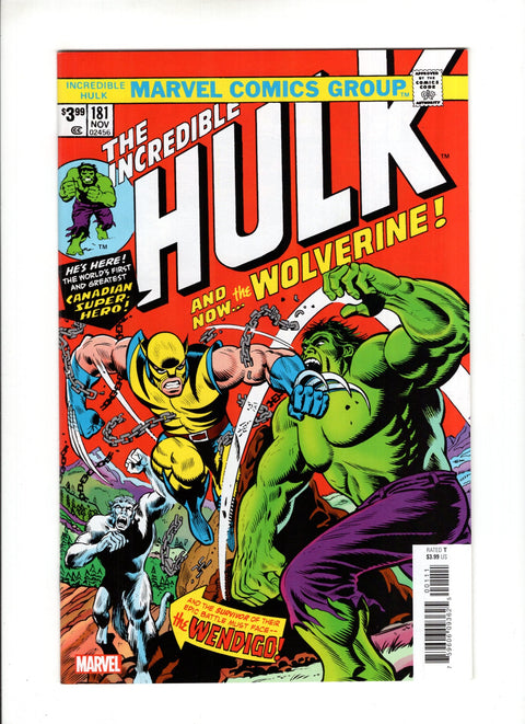 The Incredible Hulk, Vol. 1 #181 (Cvr F) (2019) Facsimile  F Facsimile  Buy & Sell Comics Online Comic Shop Toronto Canada
