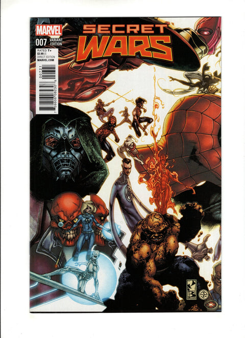 Secret Wars (2015) #7 (Cvr B) (2015) Simone Bianchi Incentive 1:25 Connecting Variant Cover  B Simone Bianchi Incentive 1:25 Connecting Variant Cover  Buy & Sell Comics Online Comic Shop Toronto Canada