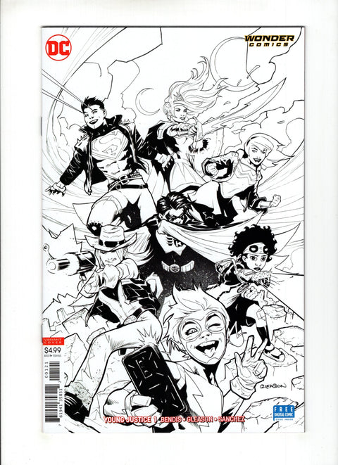 Young Justice, Vol. 3 #1 (Cvr B) (2019) Variant Patrick Gleason Sketch Cover  B Variant Patrick Gleason Sketch Cover  Buy & Sell Comics Online Comic Shop Toronto Canada