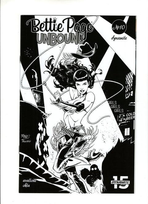 Bettie Page: Unbound #10 (Cvr I) (2020) Incentive John Royle B&W Variant  I Incentive John Royle B&W Variant  Buy & Sell Comics Online Comic Shop Toronto Canada