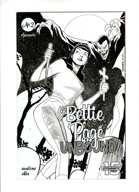 Bettie Page: Unbound #2 (Cvr G) (2019) Incentive David Williams B&W Variant  G Incentive David Williams B&W Variant  Buy & Sell Comics Online Comic Shop Toronto Canada