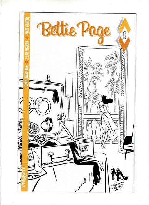 Bettie Page, Vol. 1 #8 (Cvr D) (2018) Incentive Scott Chantler B&W Variant   D Incentive Scott Chantler B&W Variant   Buy & Sell Comics Online Comic Shop Toronto Canada
