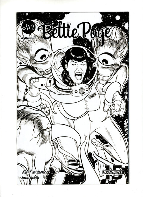 Bettie Page, Vol. 2 #2 (Cvr G) (2019) Incentive David Williams B&W Variant  G Incentive David Williams B&W Variant  Buy & Sell Comics Online Comic Shop Toronto Canada