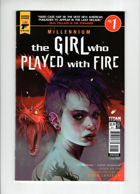 Millennium: The Girl Who Played With Fire #1 (Cvr C) (2017) Variant Claudia Caranfa Cover   C Variant Claudia Caranfa Cover   Buy & Sell Comics Online Comic Shop Toronto Canada
