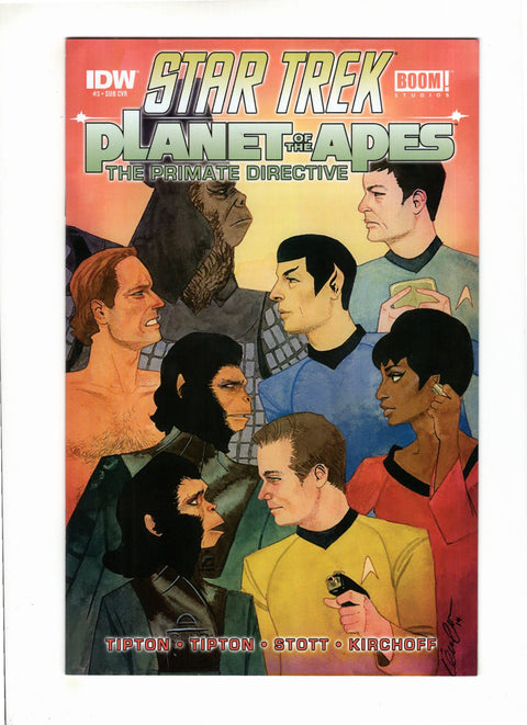 Star Trek / Planet of the Apes #3 (Cvr B) (2015) Variant Kevin Wada Subscription Cover  B Variant Kevin Wada Subscription Cover  Buy & Sell Comics Online Comic Shop Toronto Canada