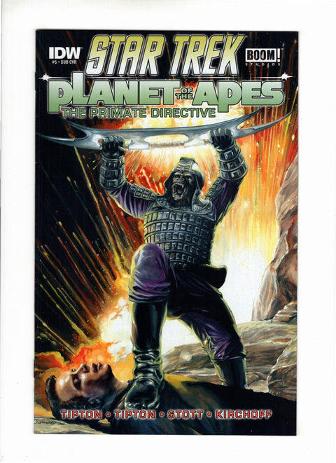 Star Trek / Planet of the Apes #5 (Cvr B) (2015) Variant JK Woodward Subscription Cover   B Variant JK Woodward Subscription Cover   Buy & Sell Comics Online Comic Shop Toronto Canada