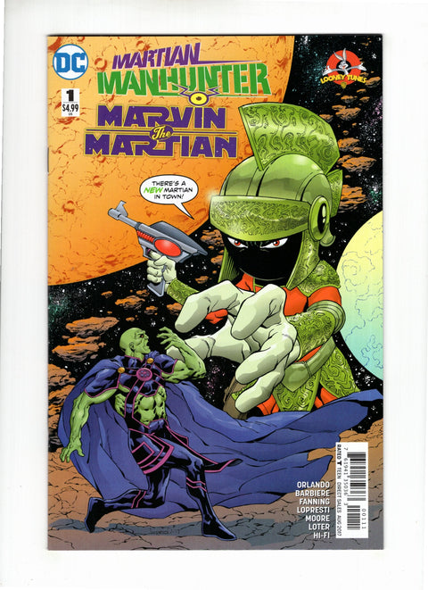 Martian Manhunter / Marvin The Martian Special #1 (Cvr A) (2017) Regular Aaron Lopresti Cover  A Regular Aaron Lopresti Cover  Buy & Sell Comics Online Comic Shop Toronto Canada
