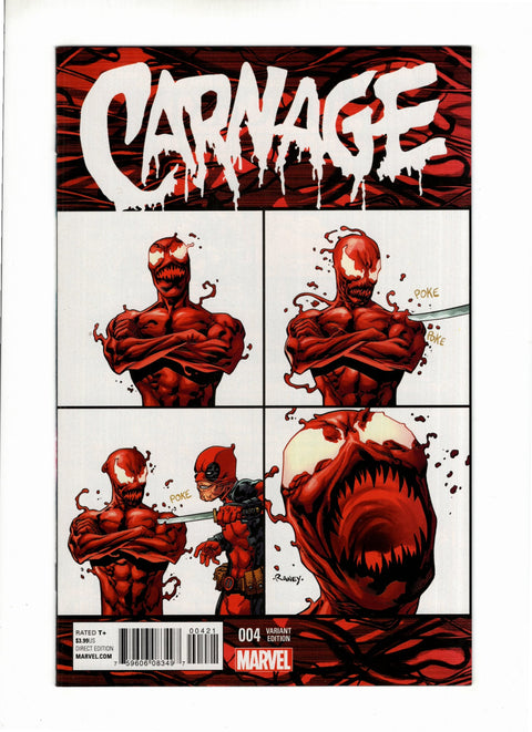 Carnage, Vol. 2 #4 (Cvr B) (2016) Incentive Deadpool Variant Cover   B Incentive Deadpool Variant Cover   Buy & Sell Comics Online Comic Shop Toronto Canada