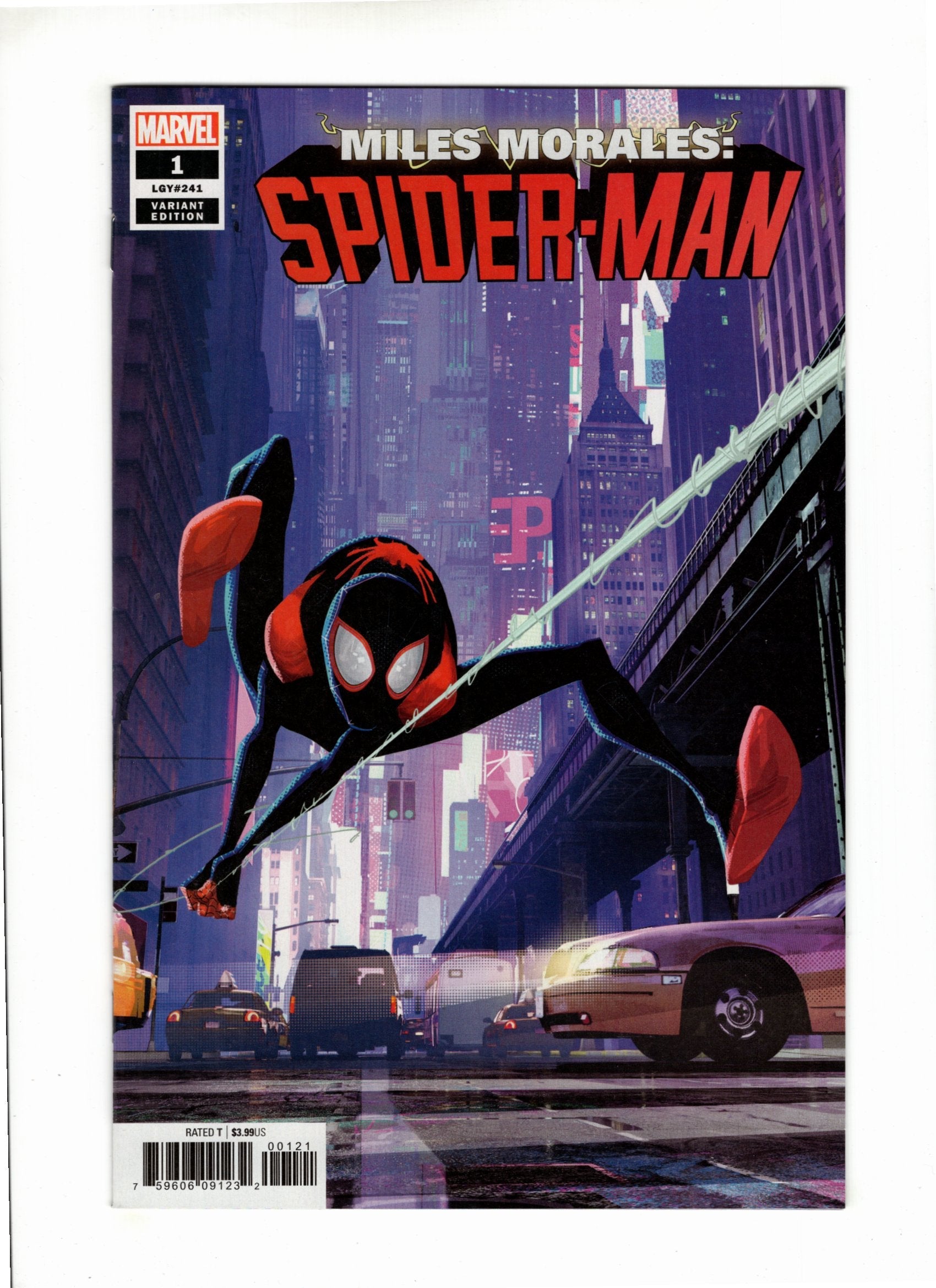 Marvel Tales: Miles Morales 1 1:50 sold Sway Incentive Variant NM