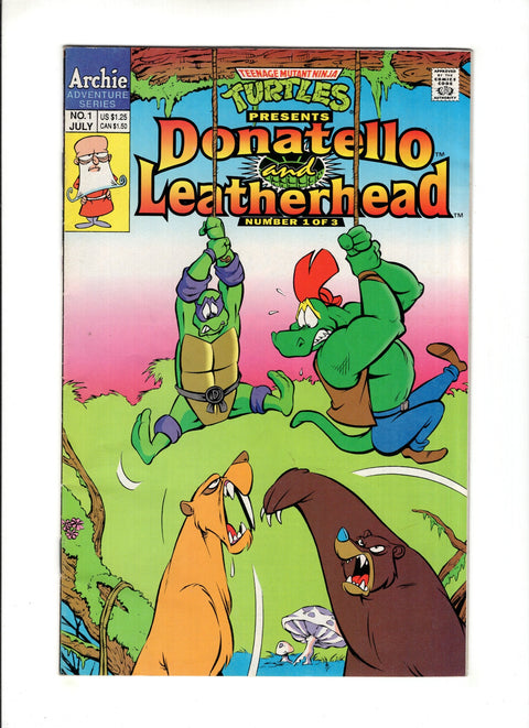 Teenage Mutant Ninja Turtles Presents: Donatello and Leatherhead #1 (1993)      Buy & Sell Comics Online Comic Shop Toronto Canada